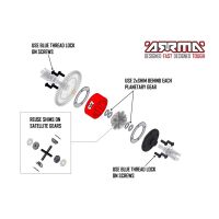 Horizon Hobby - Metal Diff Case (ARA220050)