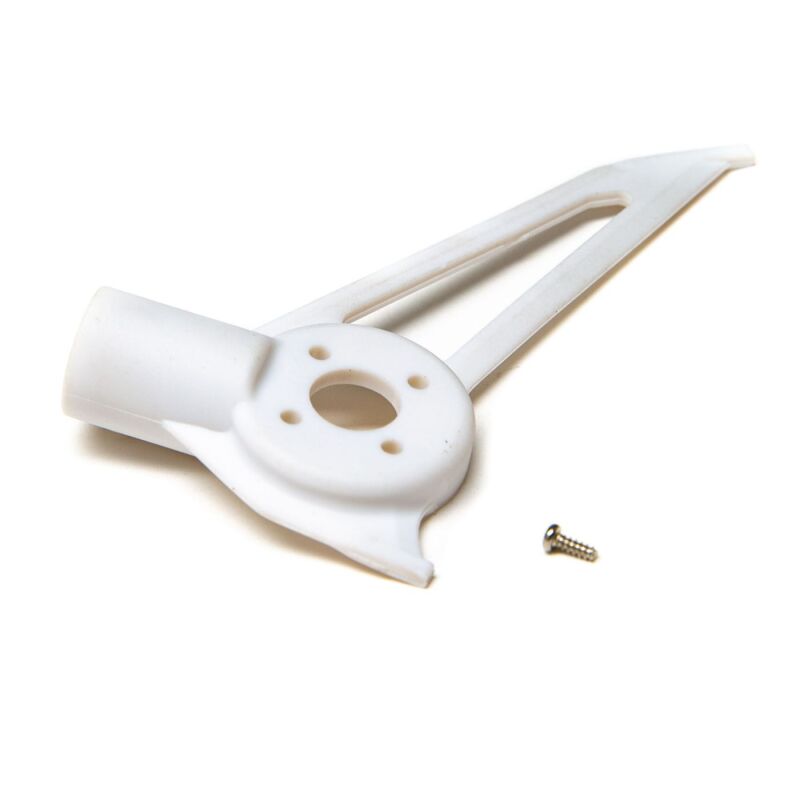 Horizon Hobby - Vertical Tail Fin/Motor Mount (White): 150 S (BLH5404)