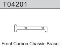 Team C - Carbon Chassisversteifung vorne TM4V2 1:10 4WD...