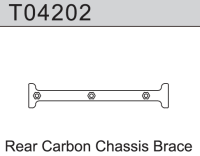 Team C - Carbon Chassisversteifung hinten TM4V2 1:10 4WD...