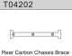 Team C - Carbon Chassisversteifung hinten TM4V2 1:10 4WD Comp. Buggy (T04202)