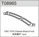 Team C - Aluminium Chassisversteifung vorne T6-7075 1:8 Comp. Buggy TM8E (T08965)