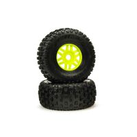 Horizon Hobby - dBoots Fortress Tyre Set Glued Green...