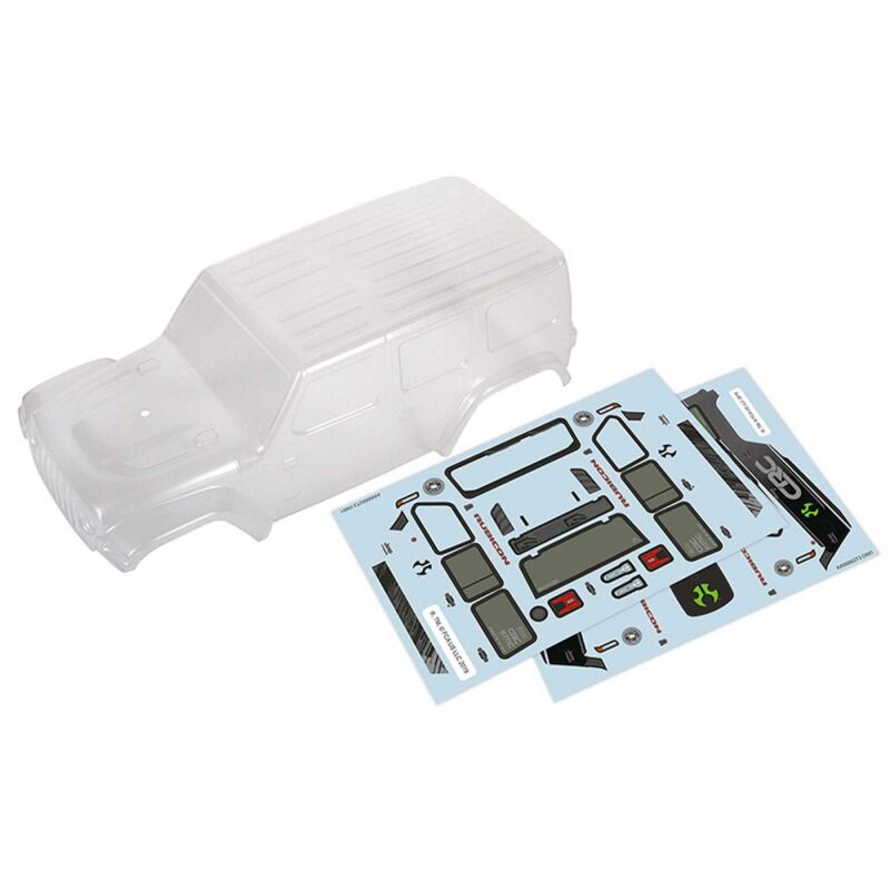 Horizon Hobby - 2019 Jeep JLU CRC Body, Clear & Precut: SCX24 (AXI200000)