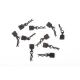 Horizon Hobby - 3mm Body Clip w/Tab, Black (10pc) (AXI206000)