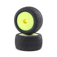 Losi - Räder gelb vorne und hinten Mini-T 2.0 (1 Paar)