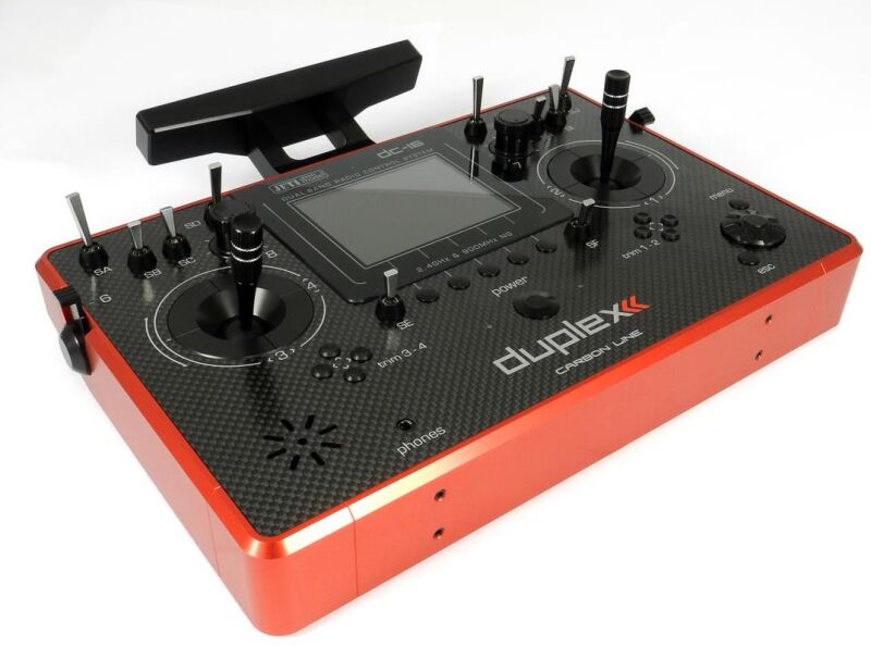 DC-16 II Pultsender Carbon Line rot Multimode mit Rex 10