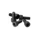 HoBao - M5 x 12mm HEX SOCKET HEAD CAP SCREWS, 5PCS (H32512)