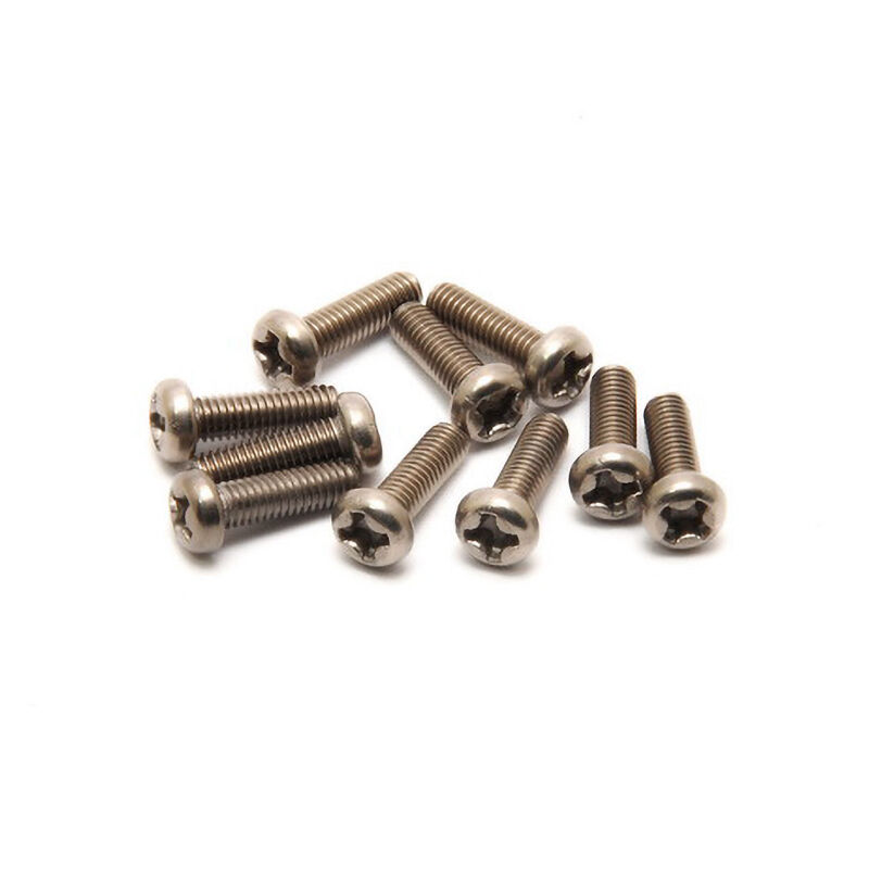 HoBao - TITANIUM ROUND HEAD SCREW (3 X 10MM) 10PCS. (H22201)