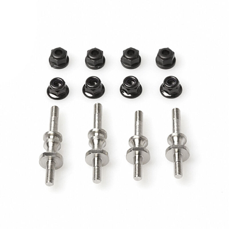 PR Racing - front  Rear Steel Shock Stand off Set (PR81430106)
