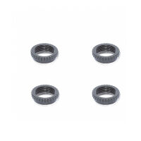 PR Racing - Shock Collars - Red POM(4pcs) (PR66430050)