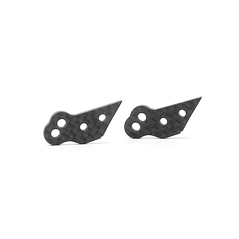 PR Racing - Carbon Fibre Steering Plates and Screws4E*2pcs (PR66481156)