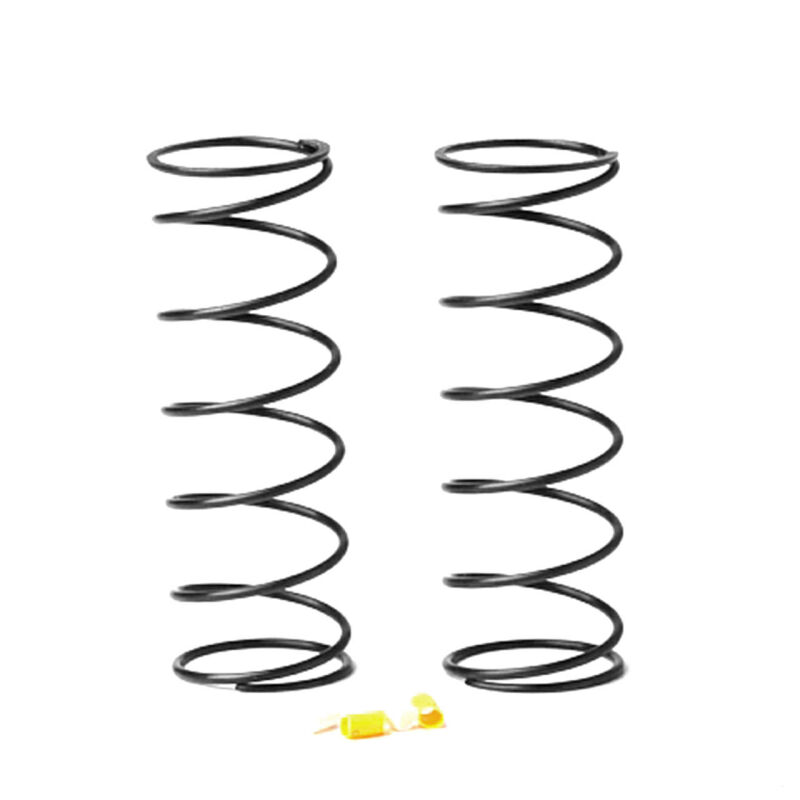 PR Racing - 1/10 Rear Shock Spring-White/Yellow  (2pcs)0.065kg/mm For Ty (PR02530086)