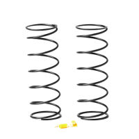 PR Racing - 1/10 Rear Shock Spring-White/Yellow...