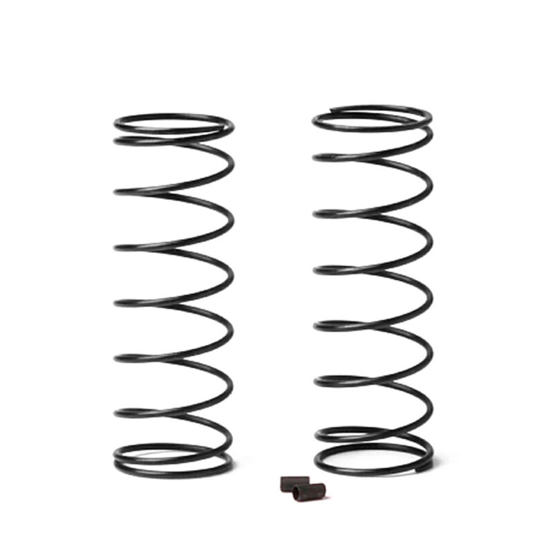 PR Racing - 1/10 Rear Shock Spring-Black  (2pcs)0.055kg/mm For Type R (PR02530066)