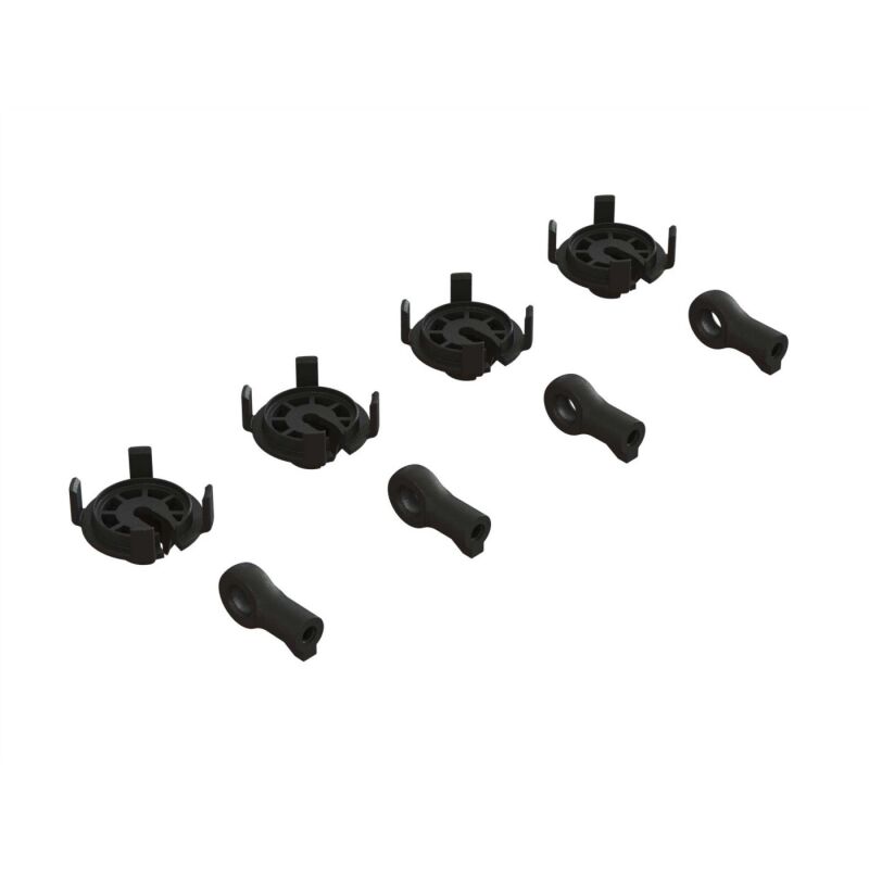 Horizon Hobby - Shock Rod End & Spring Perch Set (4 Shocks) (ARA330569)