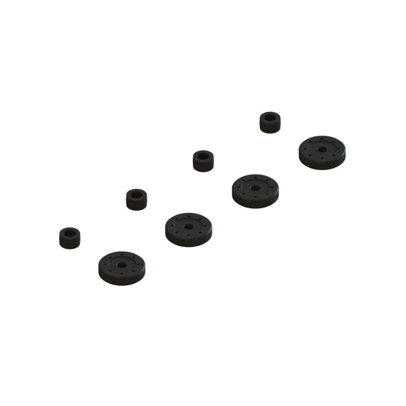 Horizon Hobby - Shock Pistons & Cartridge Spacers (4 Shocks) (ARA330570)