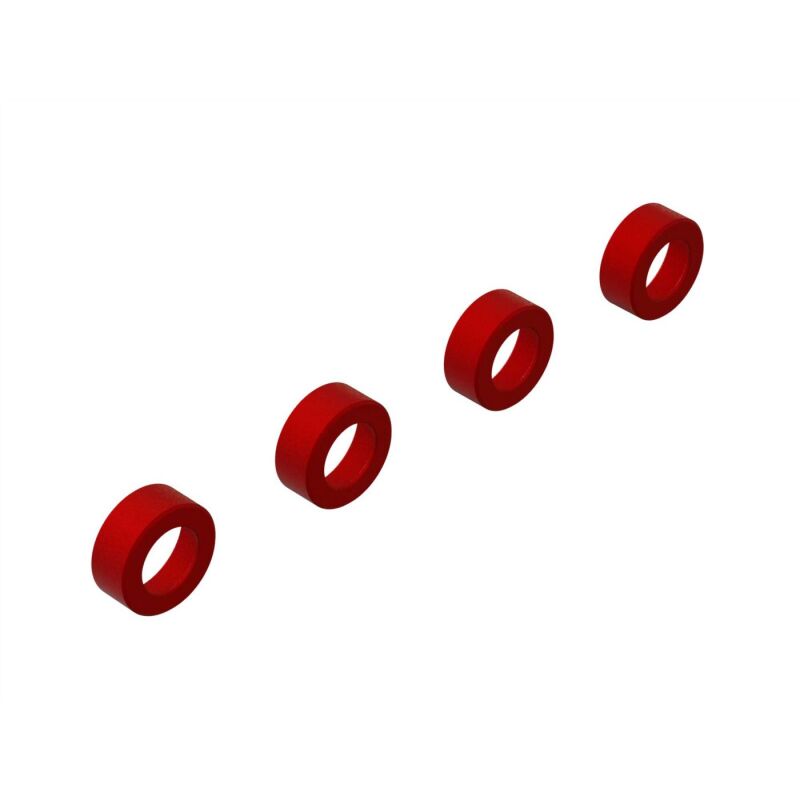 Horizon Hobby - Aluminum Suspension Arm End Cap (Red) (4) (ARA330593)