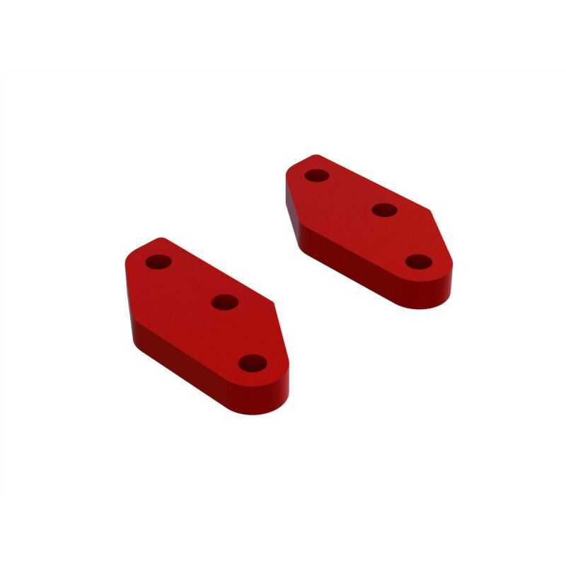 Horizon Hobby - Aluminum Steering Plate A (Red) (2) (ARA340158)