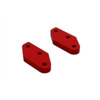 Horizon Hobby - Aluminum Steering Plate A (Red) (2)...