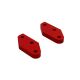 Horizon Hobby - Aluminum Steering Plate A (Red) (2) (ARA340158)