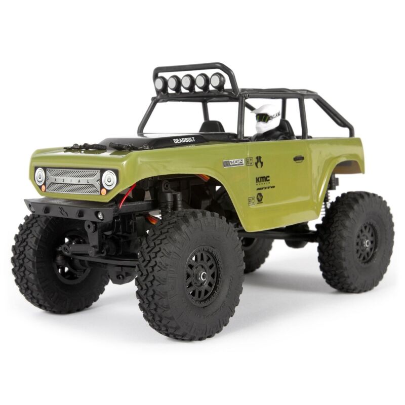 SCX24 Deadbolt Scale Elec grün 4WD RTR - 1:24