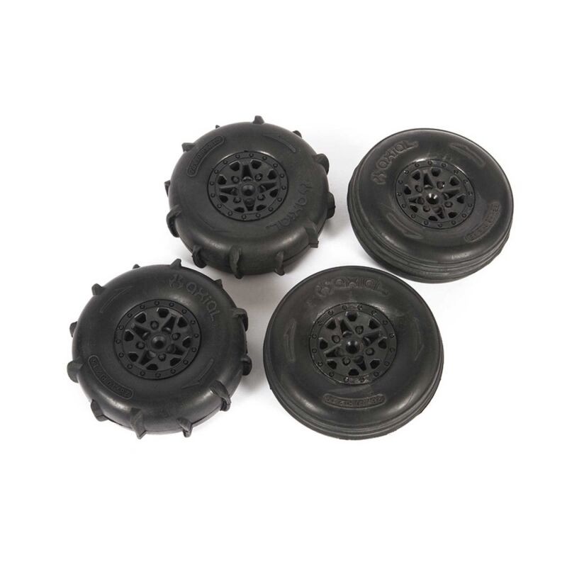 Horizon Hobby - ST28 Razor FR / Paddle RR Tire Set : Yeti Jr. (AXI41000)
