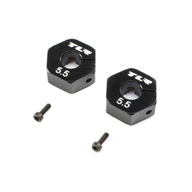 Horizon Hobby - Wheel Hex, 12mm x 5.5mm (2) (TLR232114)