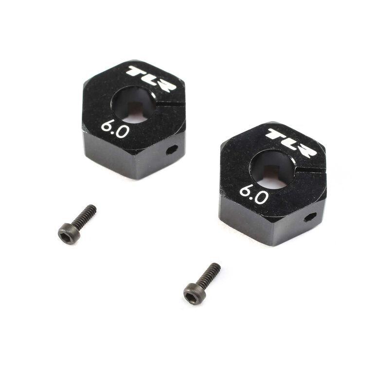 Horizon Hobby - Wheel Hex, 12mm x 6.0mm (2) (TLR232115)