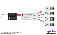 Jeti - S.BUS/PPM auf PWM Converter CH1-4 Kanal 1 bis 4