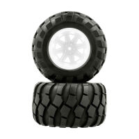 CEN-Racing - Wheel & Tire Glued (White) (CQ0505)