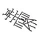 Horizon Hobby - Universal Body Post Set: SCX10 III (AXI230025)