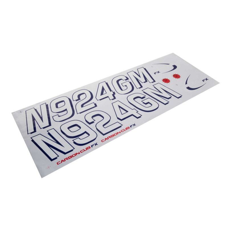 Horizon Hobby - Decal Sheet: Carbon Cub FX-3 100-200cc (HAN528021)