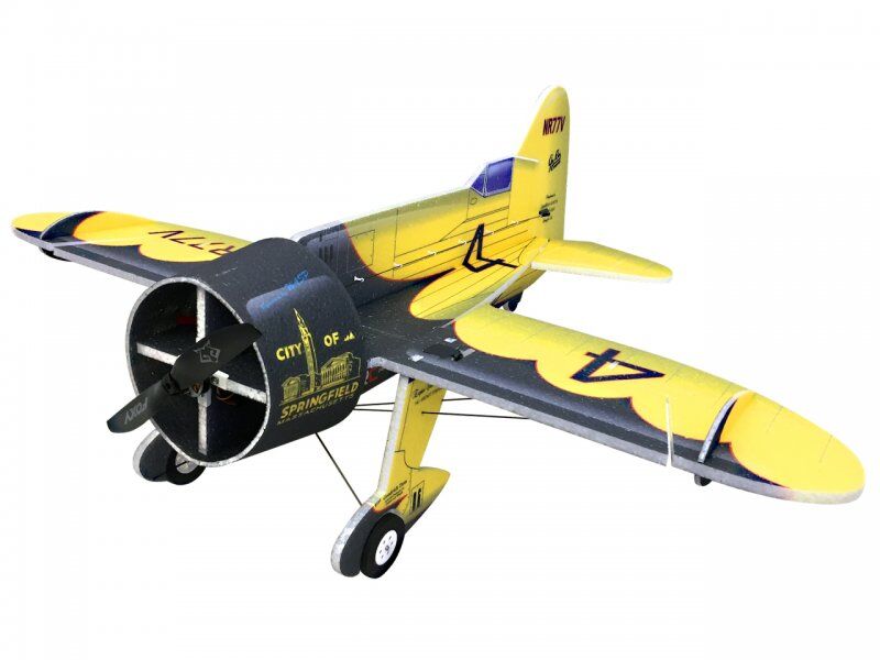 RC Factory Gee Bee (gelb) / 800 mm (C4379)
