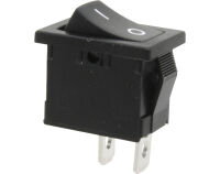 Donau Elektronik - KWS10 switch 1-pole black ON-OFF