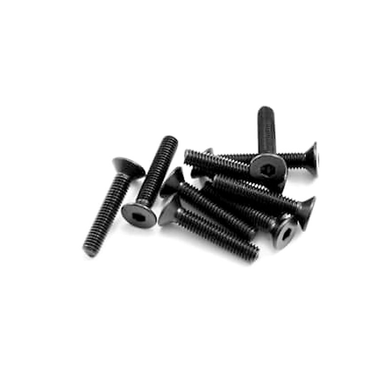 HoBao - M3 x 16mm HEX SOCKET COUNTERSUNK HEAD SCREWS, 10PCS (H31316)