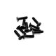 HoBao - M3 x 12mm Hex Countersunk tapping screw, 10pcs (H31312T)