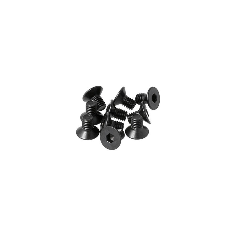 HoBao - M3 x 5mm HEX SOCKET COUNTERSUNK HEAD SCREWS, 10PCS (H31305)