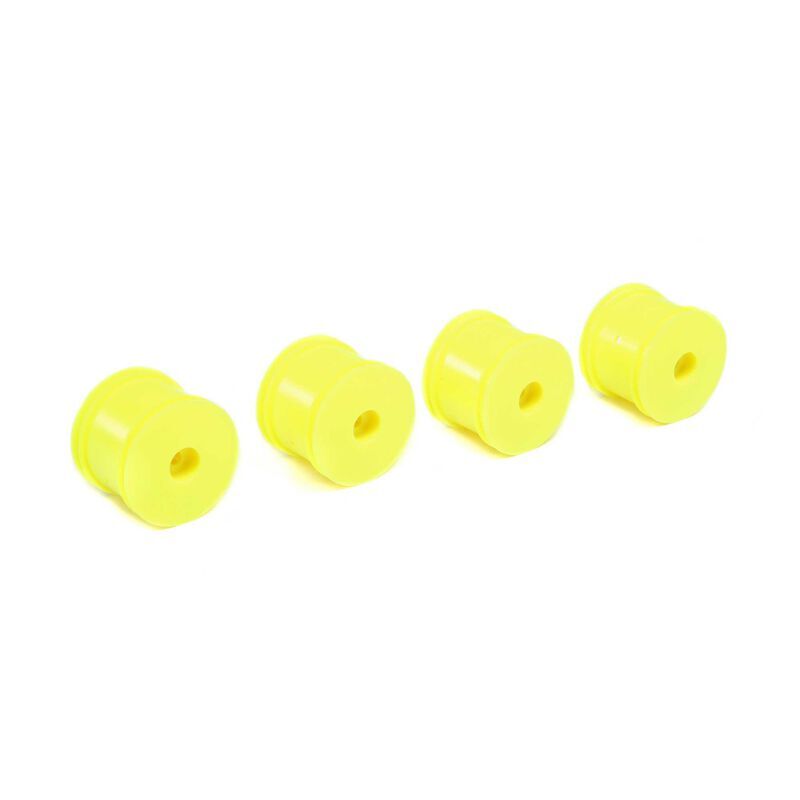 Horizon Hobby - FR/RR Wheel, Yellow (4): Mini-T 2.0 (LOS41011)