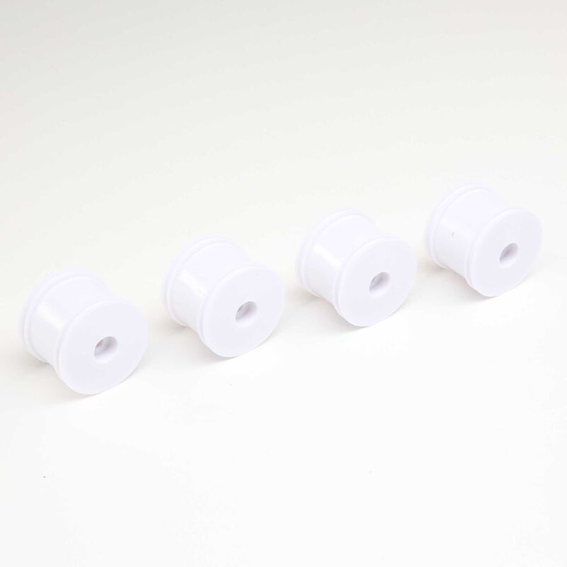 Horizon Hobby - FR/RR Wheel, White (4): Mini-T 2.0 (LOS41012)