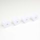 Horizon Hobby - FR/RR Wheel, White (4): Mini-T 2.0 (LOS41012)