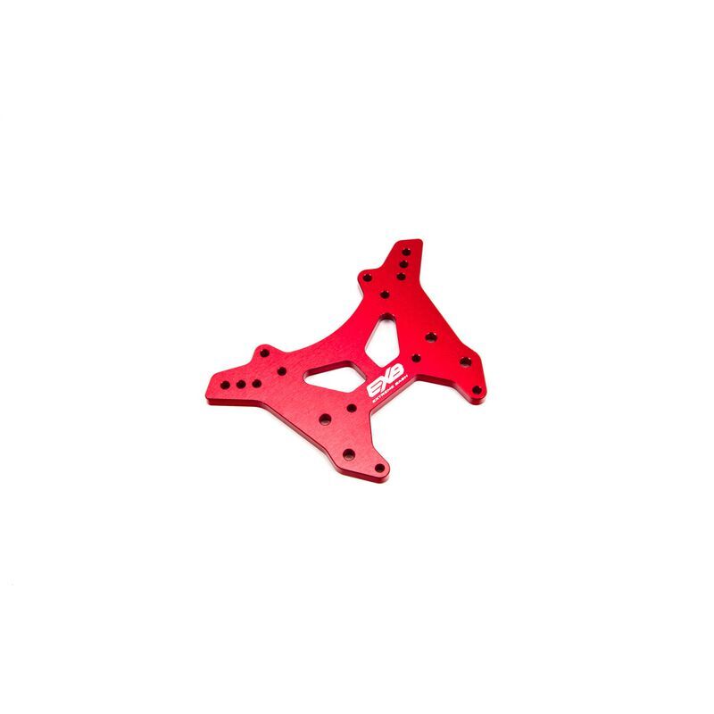 Horizon Hobby - Front Shock Tower CNC 7075 T6 Aluminum L Red (ARA320577)