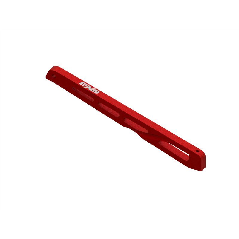 Horizon Hobby - Rear Center Chassis Brace Aluminum 140mm Red (ARA320567)