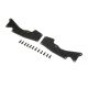 Horizon Hobby - Front Arm Inserts, Carbon: 8XT (TLR344047)