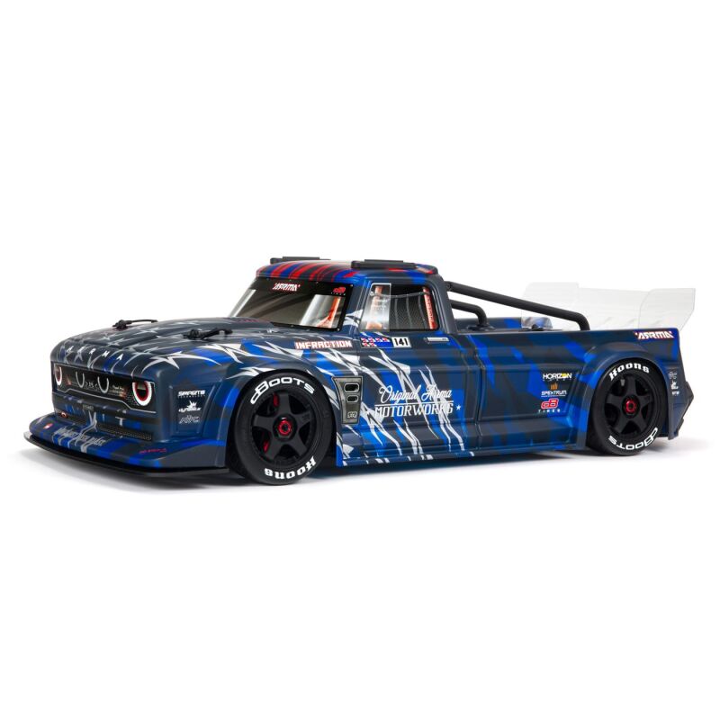 Arrma - Infraction Resto Mod Street Bash 6S BLX All-Road Truck blue - 1:7