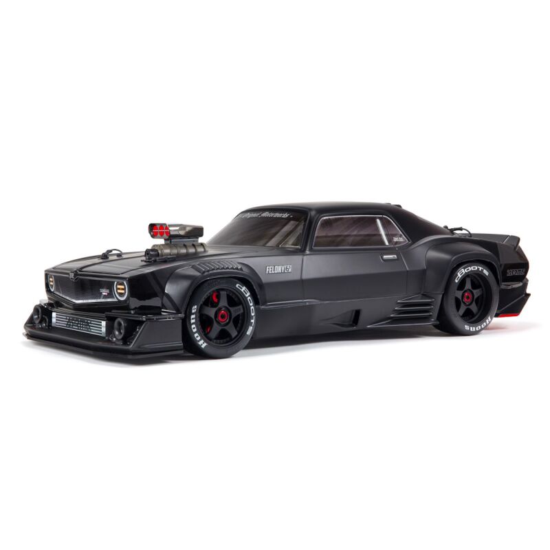 Arrma - Felony 6S BLX Street Bash All-Road Muscle Car schwarz - 1:7