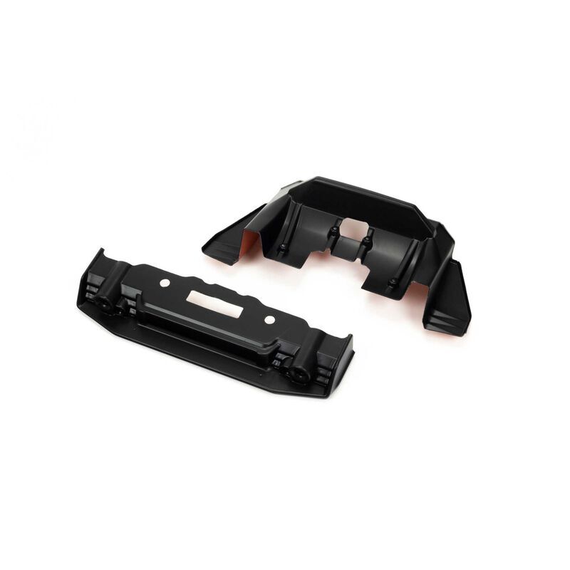 Horizon Hobby - FELONY Painted Splitter And Diffuser Black/Orange (ARA410010)