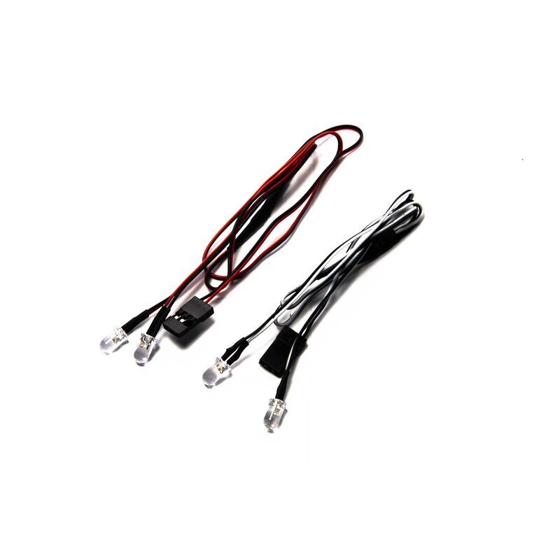 Horizon Hobby - SCX10-III LED Light Set (White/Red) (AXI230031)