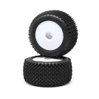 Horizon Hobby - Pin Tires, Rear, Mounted, White (2):...