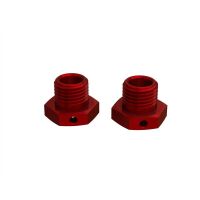 Horizon Hobby - Aluminum Wheel Hex 17mm 14.6mm Thick Red...